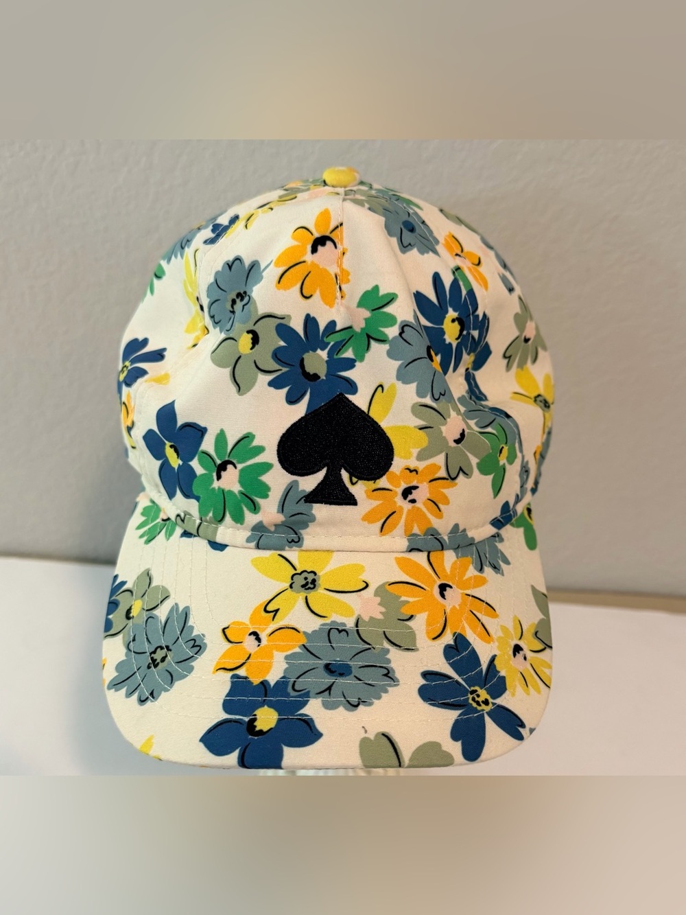 Kate Spade New York French Cream Floral Baseball Hat